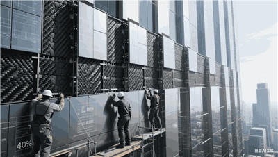 Llambordes de-fibra de carboni: revestiment un 40% més lleuger per a Skyscrap...