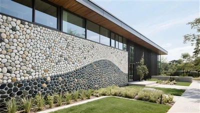 Mosaics de còdols: aplicacions innovadores en arquitectura paisatgística i fa...